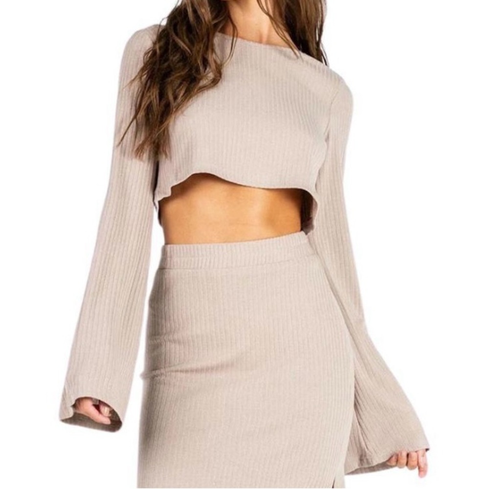 Princess Polly Long Sleeve Crop Top